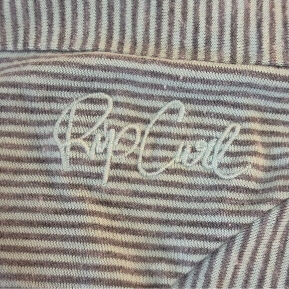 Rip Curl Come Along Convertable Stripe Green Gray Maxi Skirt/Dress - Picture 5 of 6